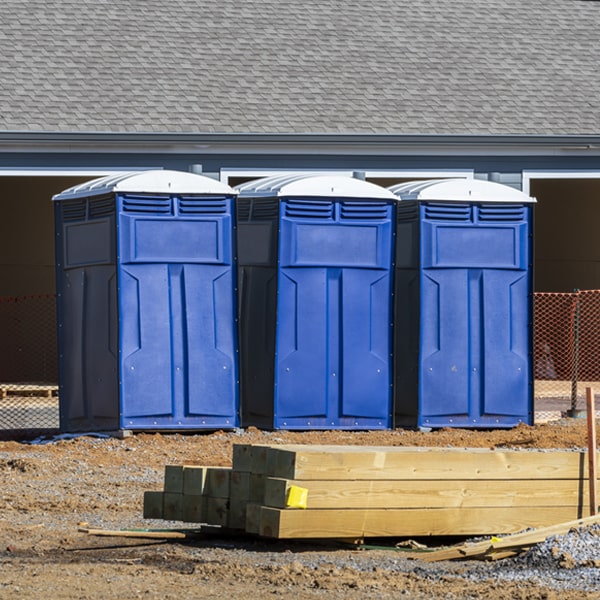 what is the expected delivery and pickup timeframe for the portable toilets in Rock Island Illinois